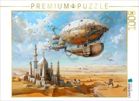 Calvendo Puzzle Steampunk Airships | 1000 Pieces, Finished Size 25.2 × 18.9 In (