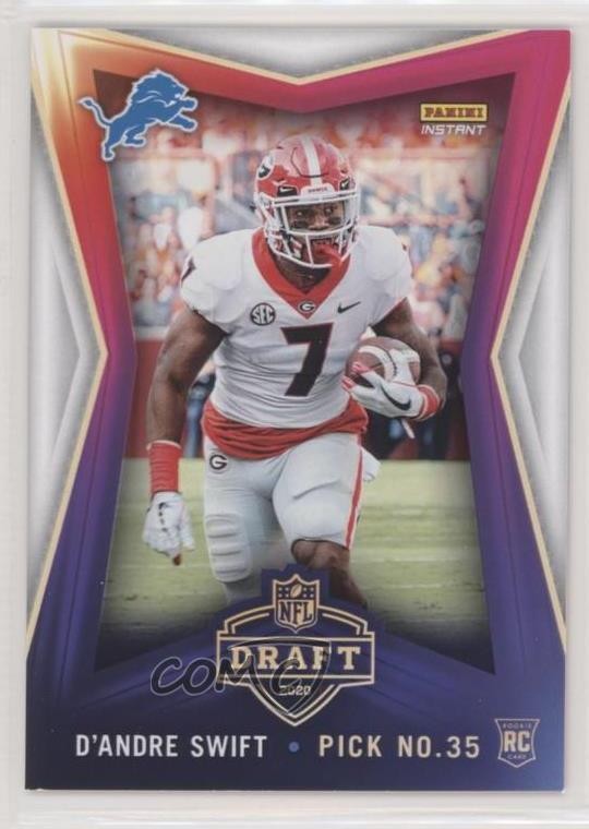 2020 Panini Instant NFL Draft Night /577 D'Andre Swift #8 0w0