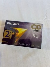 PHILIPS lot de 2 Cassettes audio vierges CD plus 90