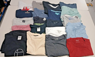 MEN'S T SHIRTS BUNDLE x 20 Various Sizes inc NEXT FATFACE NEXT TU