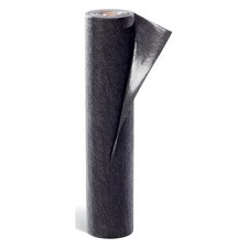 Pig Sorbent Roll, 4 gal, 3 ft x 50 ft, , Black, Polypropylene GRP36201-BK Pig