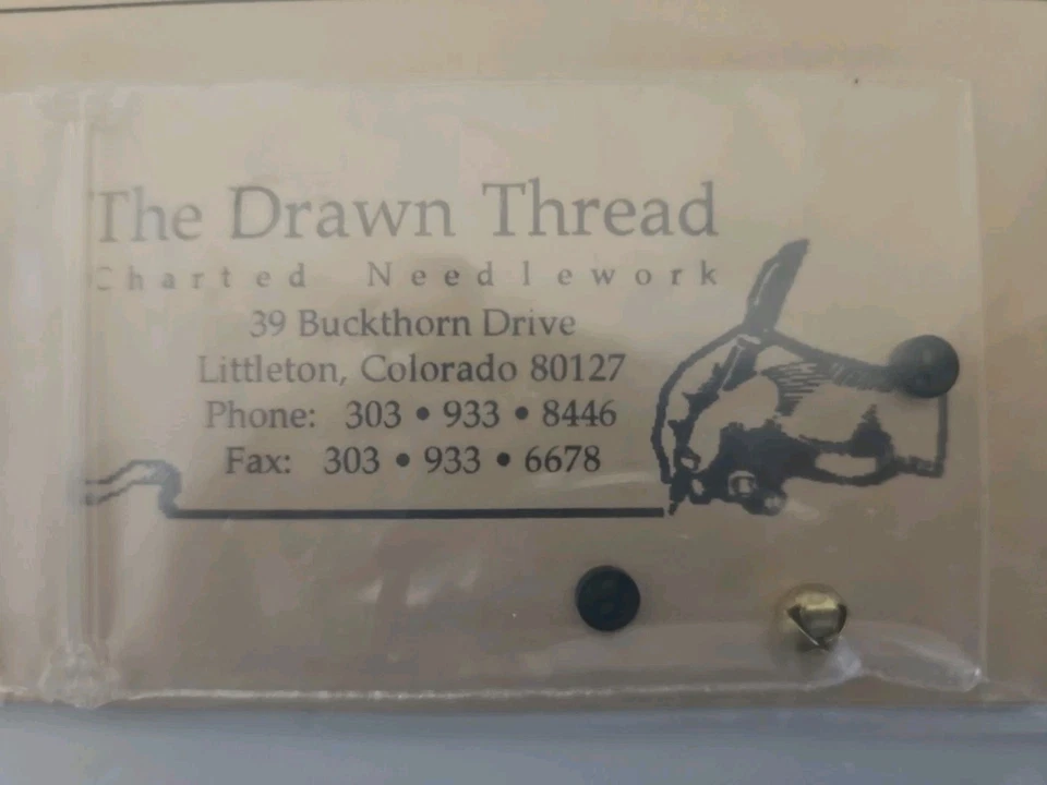 The Drawn Thread THE SANTA SAMPLER Counted Cross Stitch Pattern w/Embellishments - Image 4 of 4