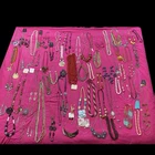 Costume Jewelry All Necklaces Lot of 74 Wearable 7 lbs 13 oz Vintage / Modern
