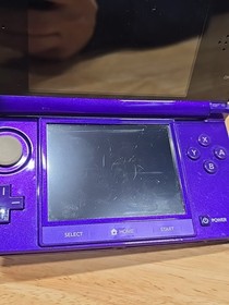 RARE Nintendo 3DS BUNDLE Midnight Purple Console with 6 Games Tested And Working