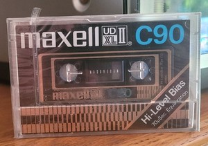 Maxell UD XL II C90 Cassette Tape Made in Japan Still Sealed