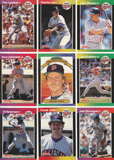 (23) 1989 Donruss Minnesota Twins (Complete Team Set) Twins