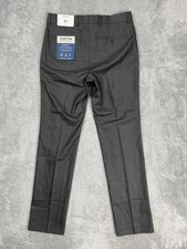 Kenneth Cole Reaction Suit Pants Mens 32x32 Gray Techni-Cole Stretch NWT