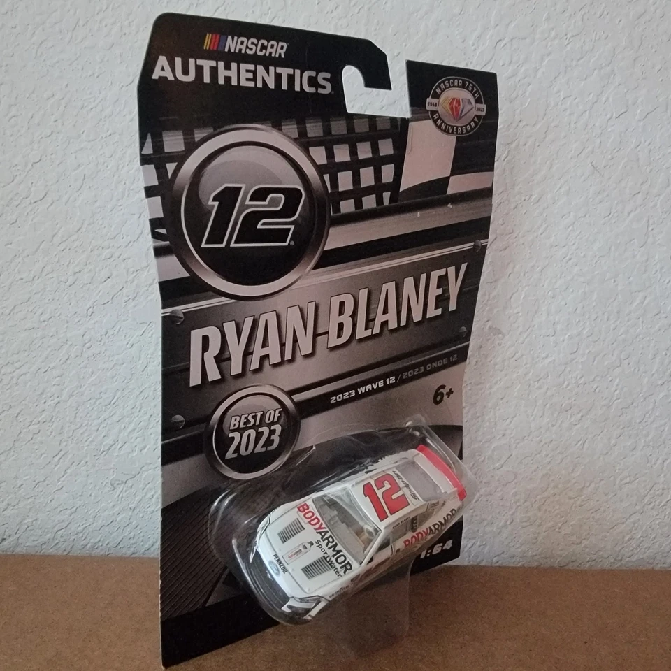 Ryan Blaney #12 Bodyarmor Best NASCAR Authentics Diecast Car 1/64 2023 Wave 12 - Image 4 of 4