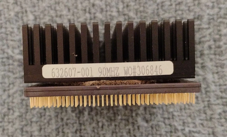 Vintage Intel Pentium 90Mhz CPU 80502-90 SX957 W/Heatsink Packard Bell 110CDT - Image 3 of 4