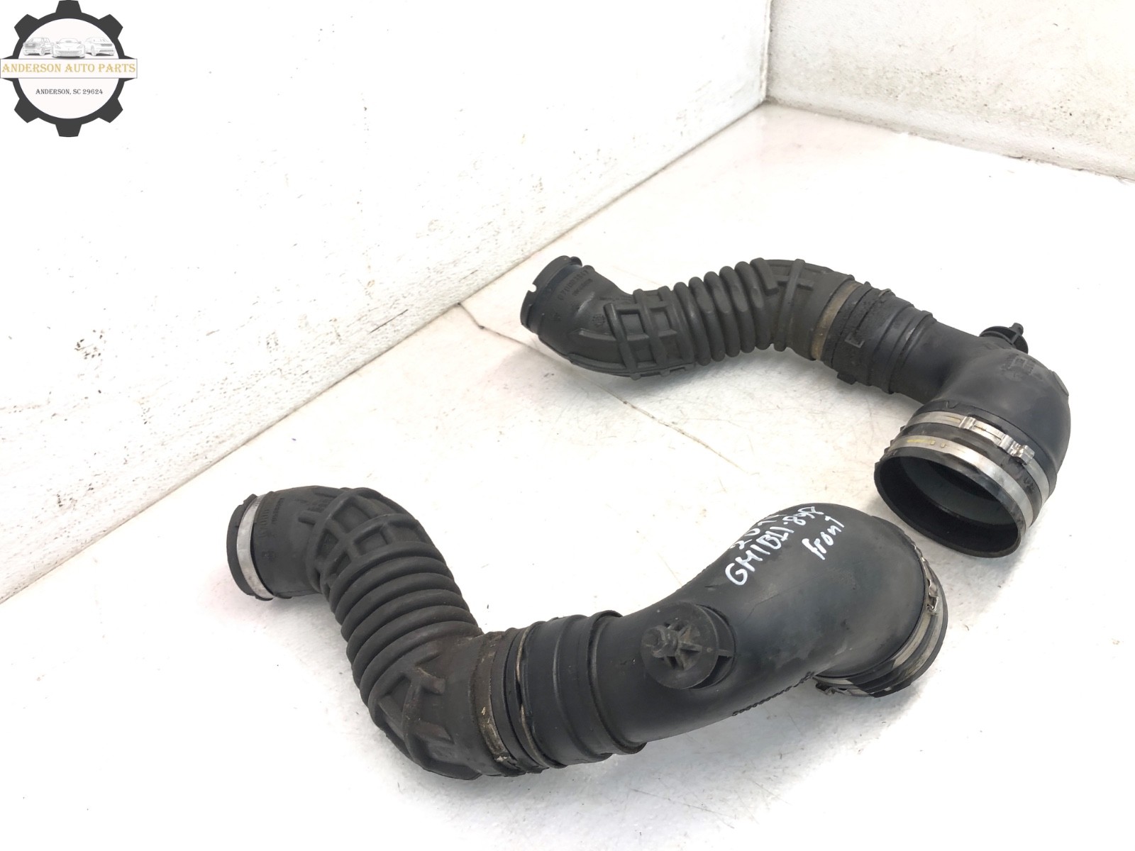 2014-2019 MASERATI GHIBLI 3.0L LEFT RIGHT AIR CLEANER SLEEVE TUBE DUCT SET OEM