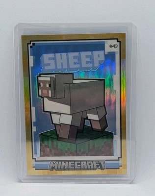 2024 Panini Minecraft Trading Cards Base Set Gold OptiChrome Sheep