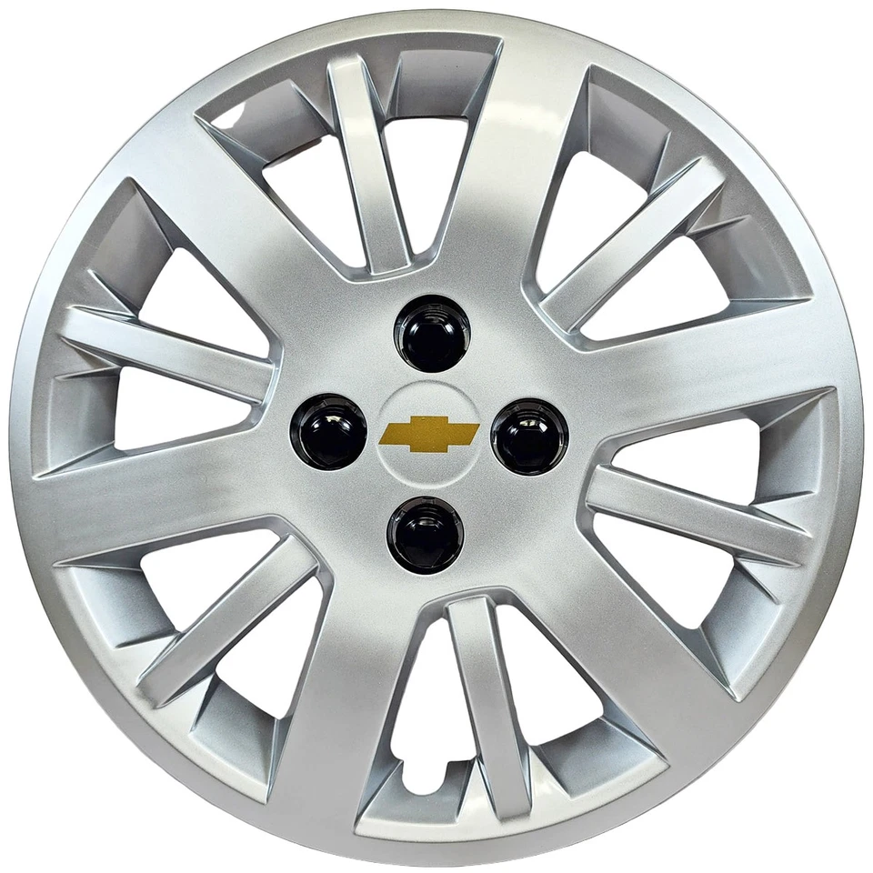 👀 Chevrolet Cobalt Style 453-15S 2005-2010 15" Tapacubos de repuesto JUEGO LOGOTIPO/4 ✅ Foto 3 de 4