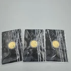 9g Gold Gilding 999 Fine Silver Panda In Card/COA lot of 3