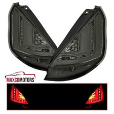 Smoke Tail Lights Fits 2011-2013 Ford Fiesta Hatchback Led Bar Lamps Leftright