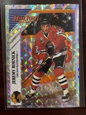 1993-94 Panini Hockey Sticker #M Jeremy Roenick - Chicago Blackhawks
