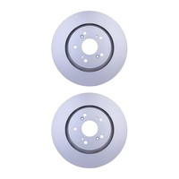 2 Bremsscheiben AußEnbelüFtet Ø 64,1 Mm 28 Mm Hella FüR Honda CR-V