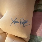 Cabbage Patch Kids 16in Cloth Body Girl Doll Curly Brown Hair Green Eyes Signed — photo 3