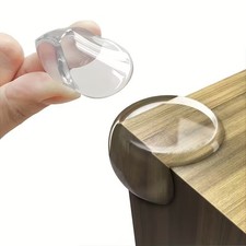 10er Set Eckenschutz Silikon Transparent &ndash; Kantenschutz f&uuml;r M&ouml;bel & Tische