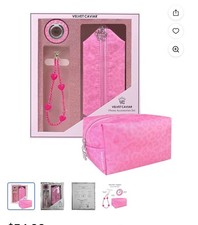 VELVET CAVIAR Phone Accessories Set - Hot Pink Leopard
