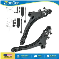 Front Lower Control Arms Ball Joints Tie Rods For 2015-2016 Chevy Impala 10Pc