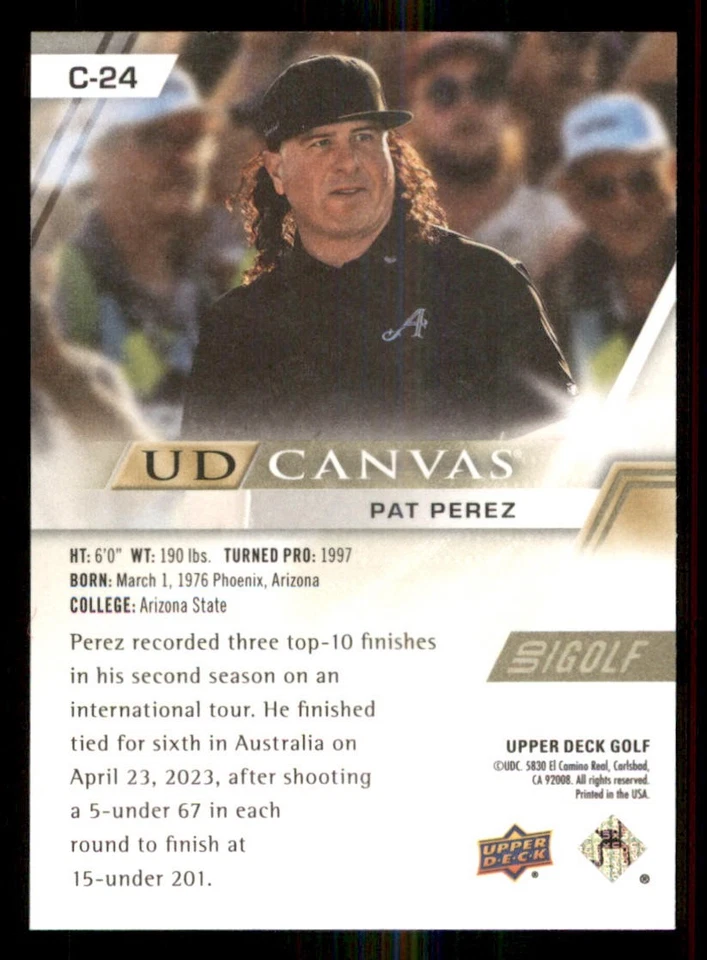 2024 Upper Deck UD Canvas #C24 Pat Perez - Image 2 of 2