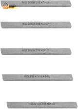 5 Pc 3/16'' X 3/16'' X 2-1/2'' HSS Square Tool Bit Lathe Fly Cutter Mill Blank