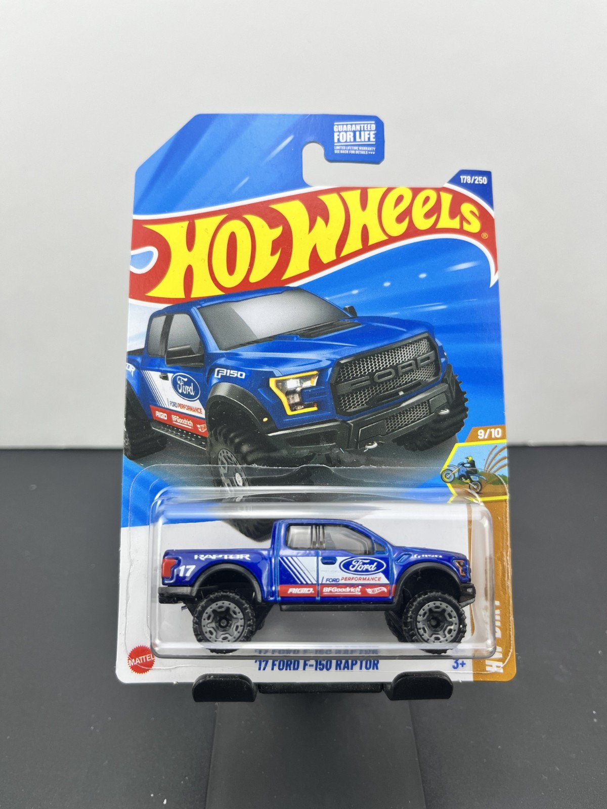 Hot Wheels 2025 Mainline HW Dirt '17 Ford F-150 Raptor Blue #178
