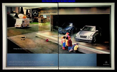 Mercedes-Benz E-Class Luxury Car 2001 Trade Print Magazine Ad Poster ADVERT