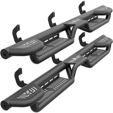 Running Boards 3-raised Steps For 2007-2018 Silverado Sierra 1500 Extended Cab