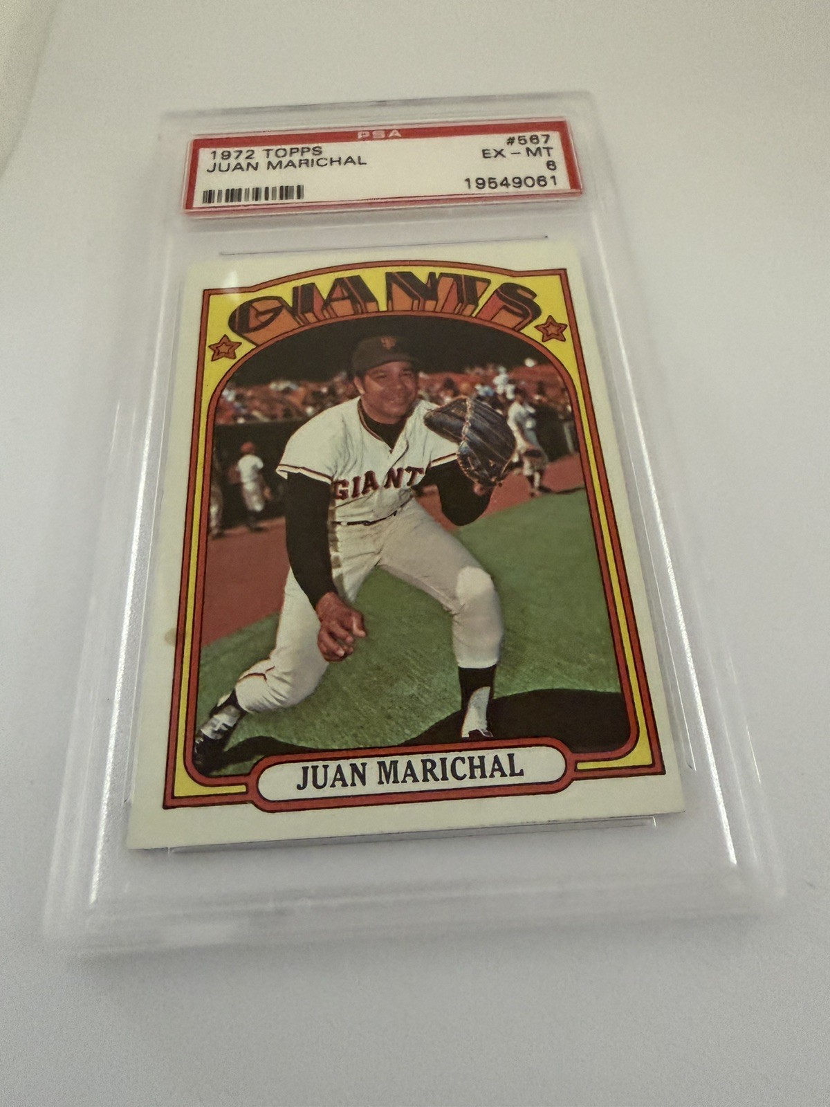 1972 Topps - Juan Marichal #567, PSA 6