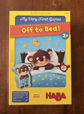 HABA My Very First Games: Off to Bed Board Game - Germany- 100% Complete So Cute