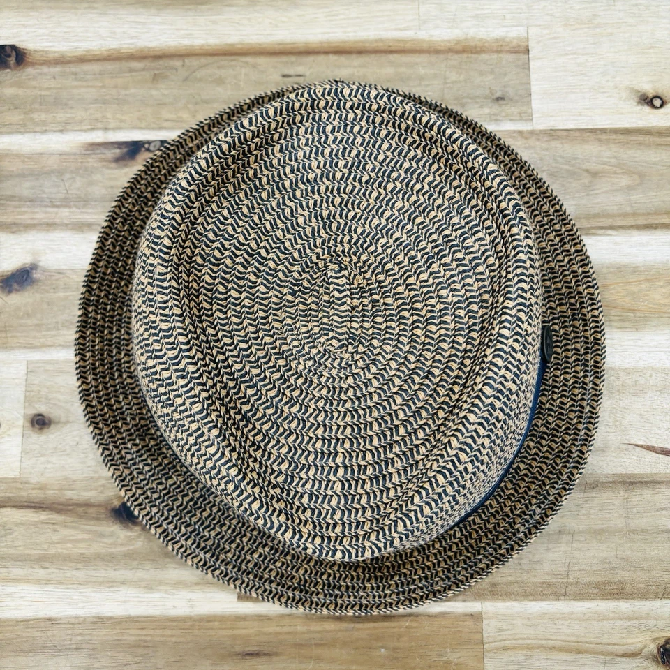 Goorin Bros Big Boy Kris Fedora Hat Men's XL Paper Straw Summer Style Tan - Image 4 of 4