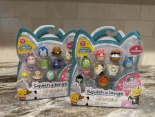 Squishmallows Squish-A-Longs Mini Figure Set 8 Figures Series 1 Set Of 2