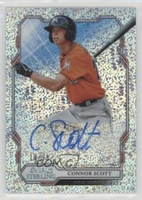 2019 Bowman Sterling Prospect Speckle Refractor 10/99 Connor Scott Auto 2ct