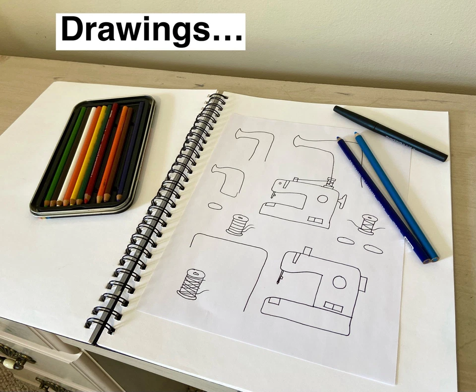 Llavero máquina de coser - HECHO A MANO - Llavero acolchado, regalo costurera, sastre Foto 3 de 4