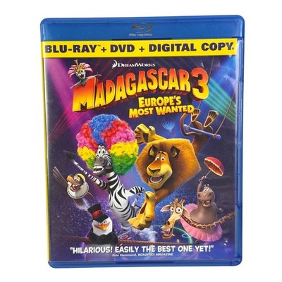 Madagascar 3: Europe's Most Wanted (Blu-ray / DVD Combo)