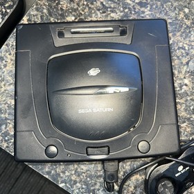 Sega Saturn Model 2 Video Game Console Black MK-80000A Nascar 98