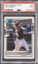 2020 PANINI DONRUSS OPTIC #62 LUIS ROBERT ROOKIE RC PSA 9