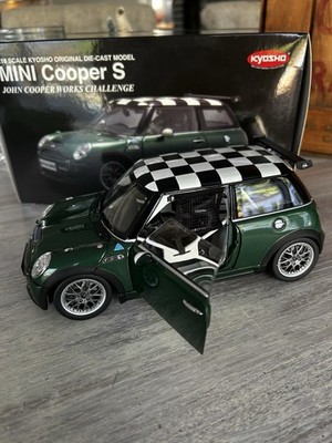 Miniature Kyosho 1/18 - Morris Mini Cooper 1275 S Bleue (Réf. 08101B) - État Neuf, Boîte Incluse