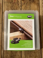 Trex Hideaway Decking Fasteners x 54 + Trex Decking Starter Clips x 15 + Driver