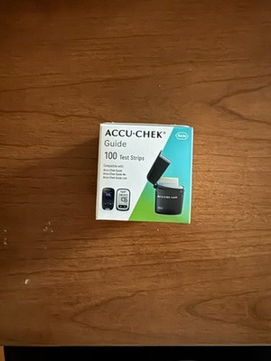 Accu-Chek Guide 100 Test Strips Free Shipping Exp 4/27