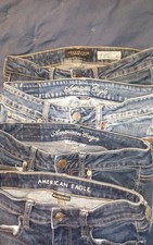 Lot Of 3 American Eagle 1 Aeropostale Jeans Size 0-2