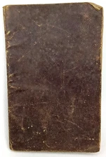 Antique 1850s James M Fitzpatrick Handwritten Pocket Account Ledger Olympia WA