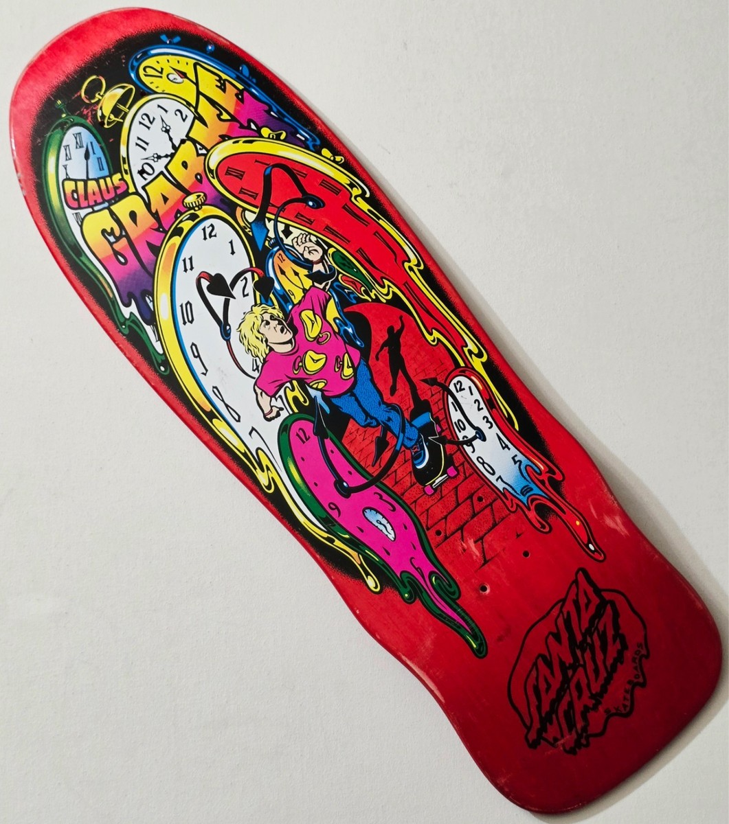 CLAUSE GRABKE SANTA CRUZ SKATEBOARD DECK JIM PHILLIPS REISSUE