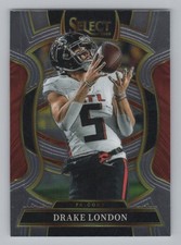 Drake London 2025 Panini Select Atlanta Falcons