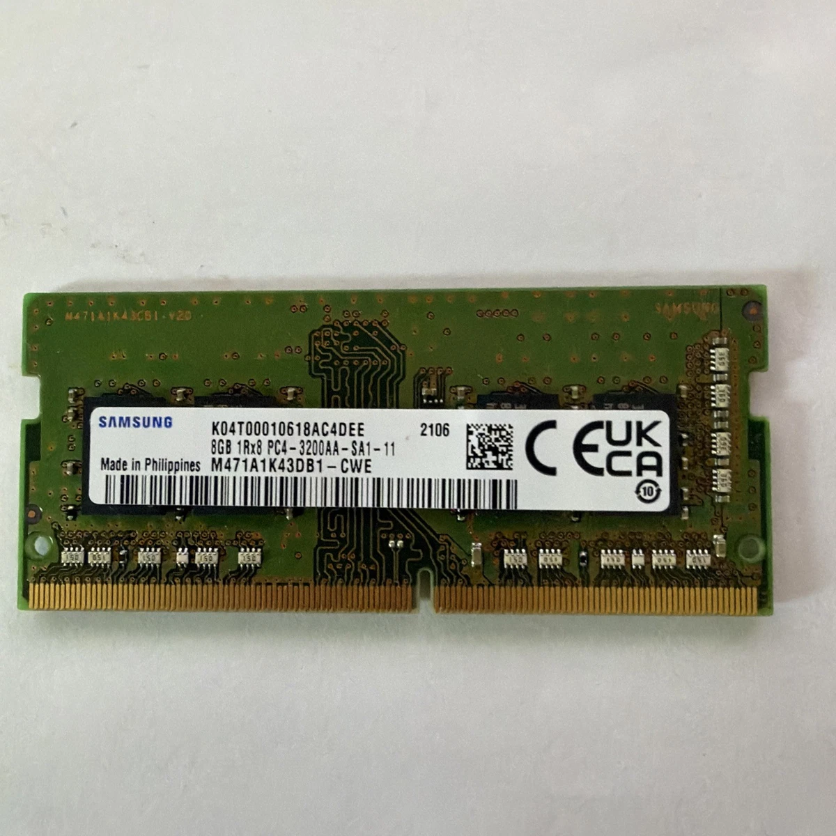 Samsung DDR4 SDRAM 8 GB Total Capacity Memory (RAM) for sale | eBay