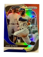 Panini 2020 Prizm Baseball Jose Altuve Houston Astros R/W/B Parallel #221 