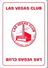 Las Vegas Club Hotel and Casino, Nevada- Single Swap Playing Card- Ace of Spades
