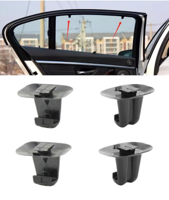 4Pcs Rear Window Sunshade Buckle Hook Bracket Clip For 2007-2012 BMW X5 E70