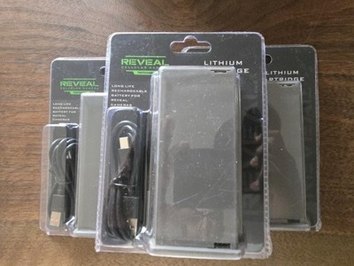 Pack Of 3. REVEAL Lithium Battery Cellular Camera 7.4V 5000mAh. X, Xpro, XB ,5k